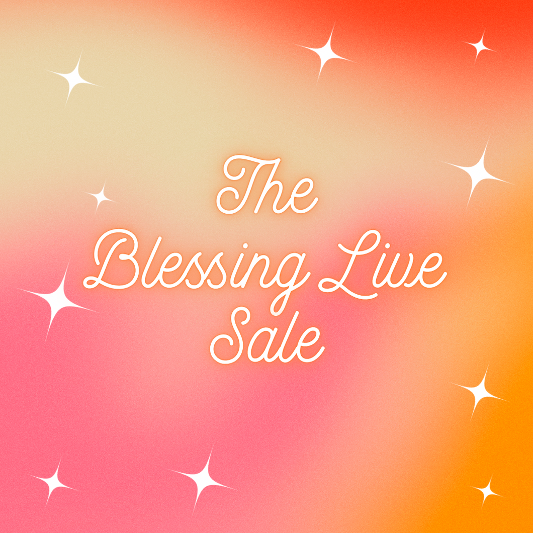 The Blessing Live Sale